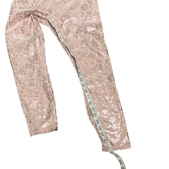 Fabletics Pure Luxe Metallic Rose Gold Pull On Leggings, Size M? - Picture 7 of 7